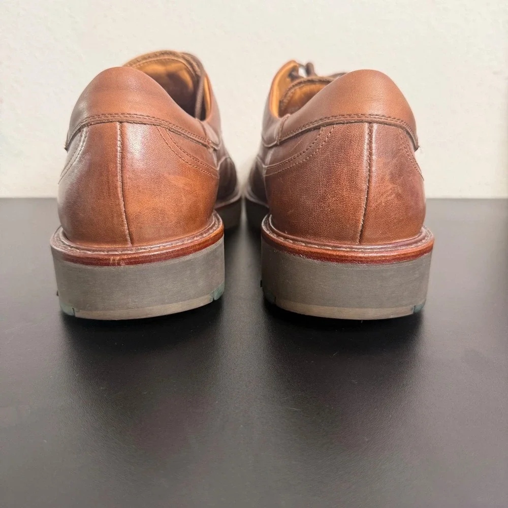 Mephisto Abel Goodyear Welt Air Relax Men 10 Leather Lace Up Shoes Oxford Brown